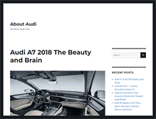 Tablet Screenshot of aboutaudi.com